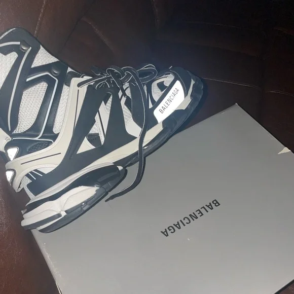 size 10 balenciagas trike hikes BALENCIAGA Hike Distressed Mesh Sneakers for Men | MR PORTER main image 3